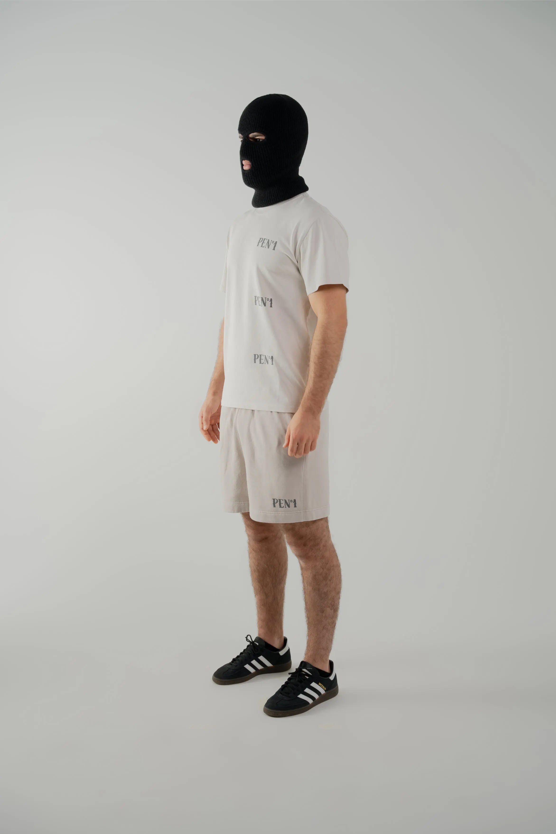 OFF_DUTY_SET TEE: 240_GSM_100%_CARDED_COTTON SHORT: 320_GSM_80%_COTTON_20%_POLYESTER_CVC_FLEECE