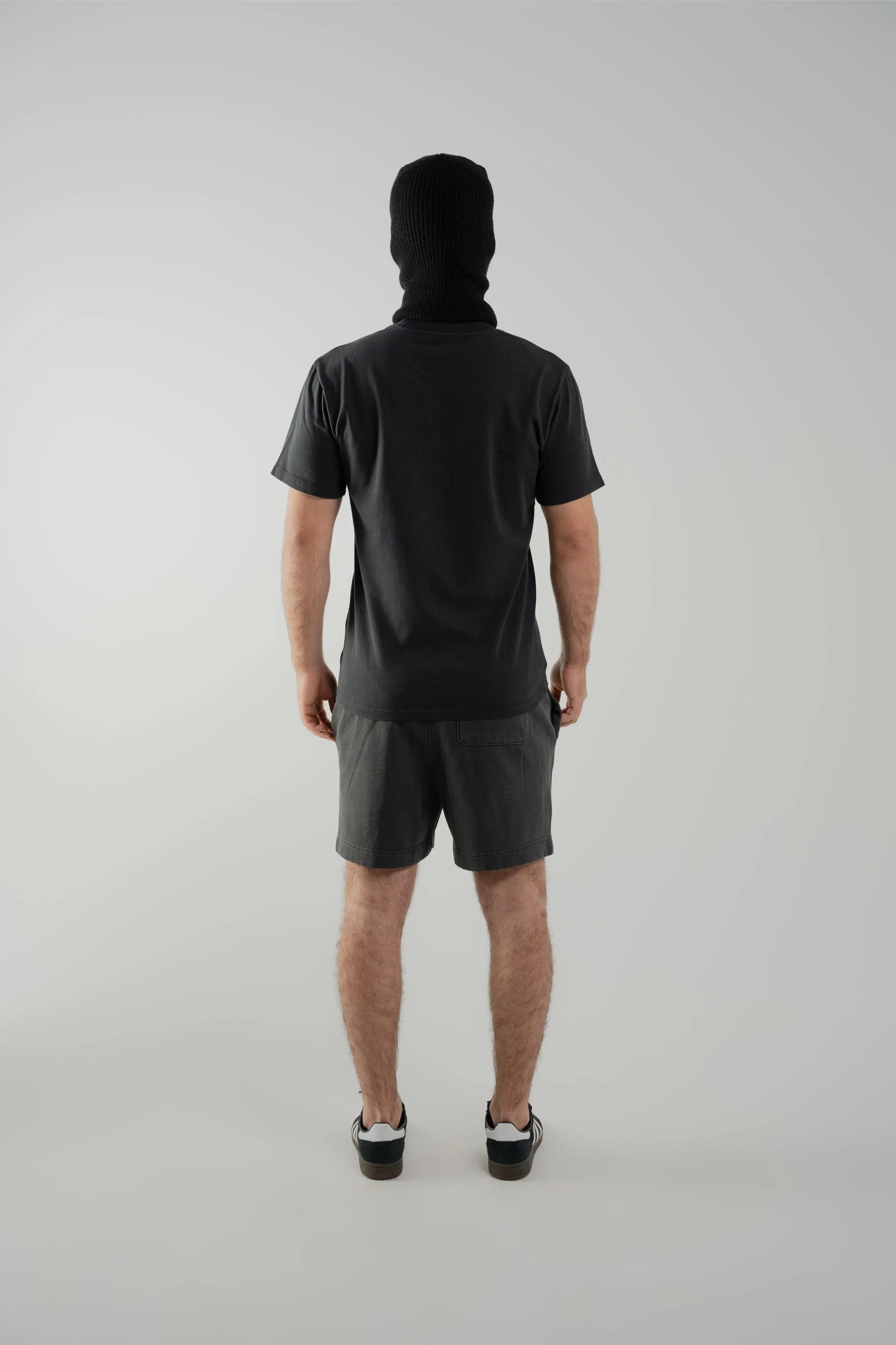 OFF_DUTY_SET TEE: 240_GSM_100%_CARDED_COTTON SHORT: 320_GSM_80%_COTTON_20%_POLYESTER_CVC_FLEECE